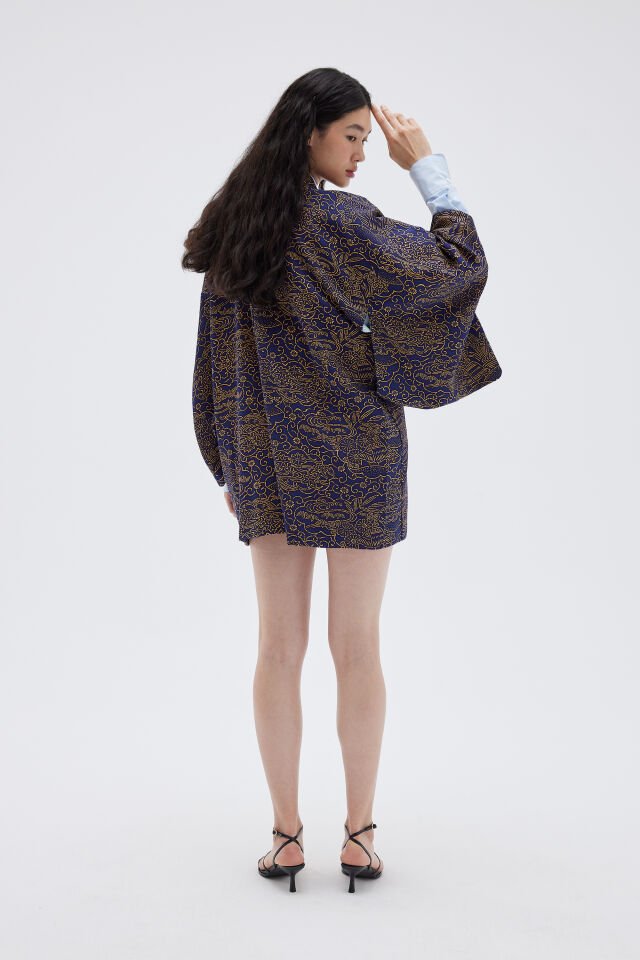 GOLDEN HOUR vintage ipek kimono ceket