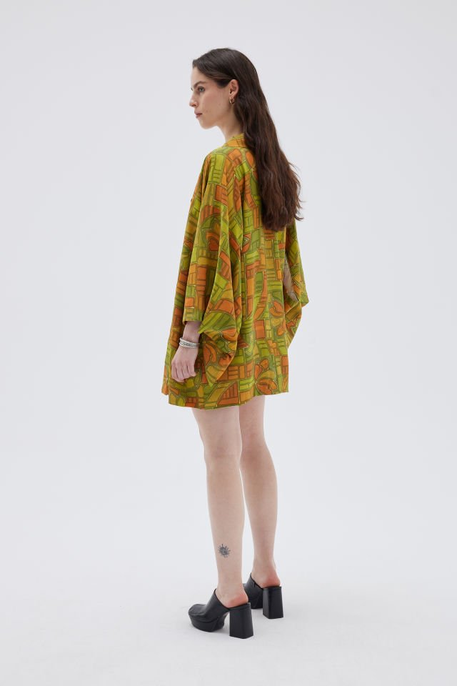 AUTUMN SONATA vintage ipek kimono ceket