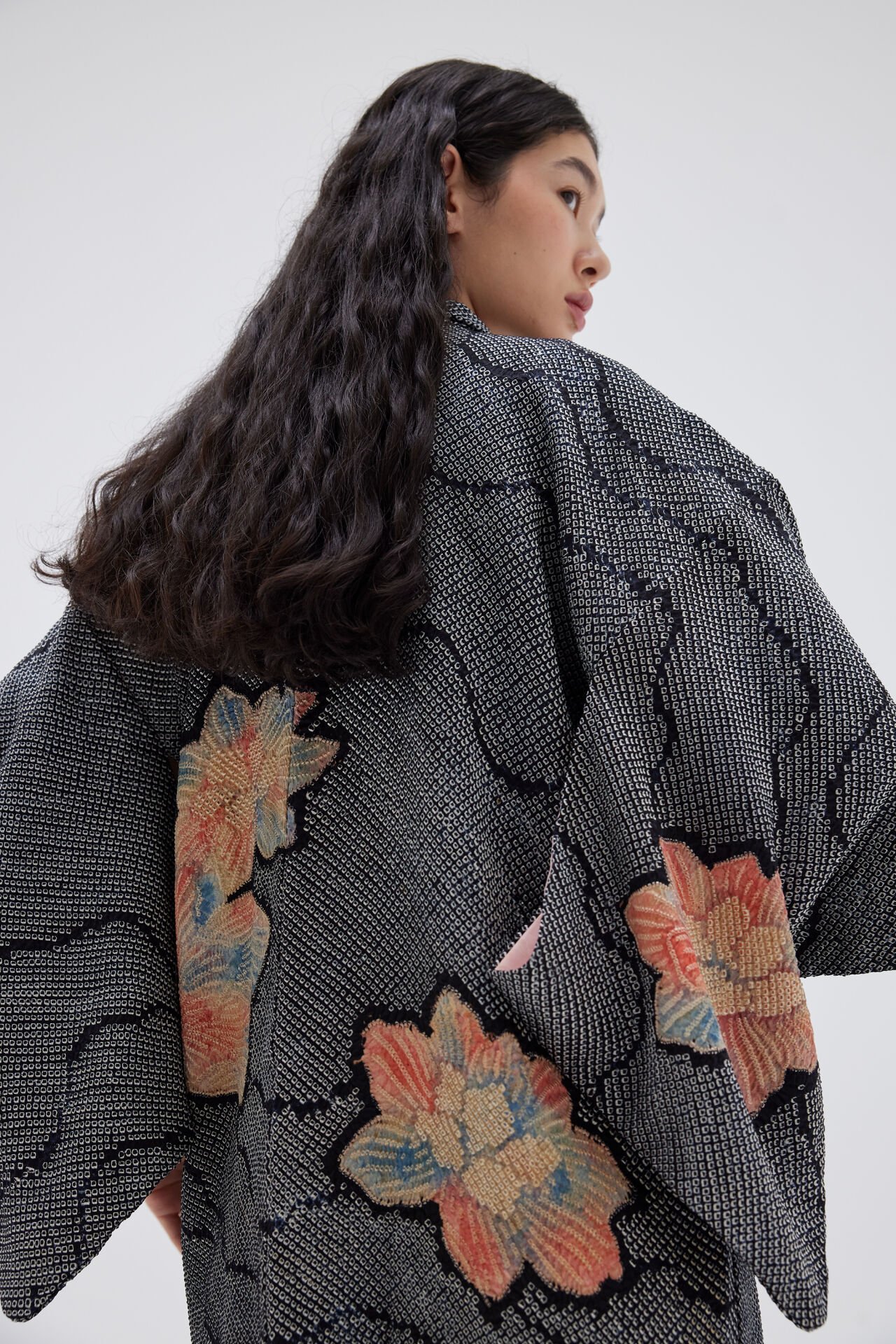 NELUMBO  vintage ipek kimono ceket