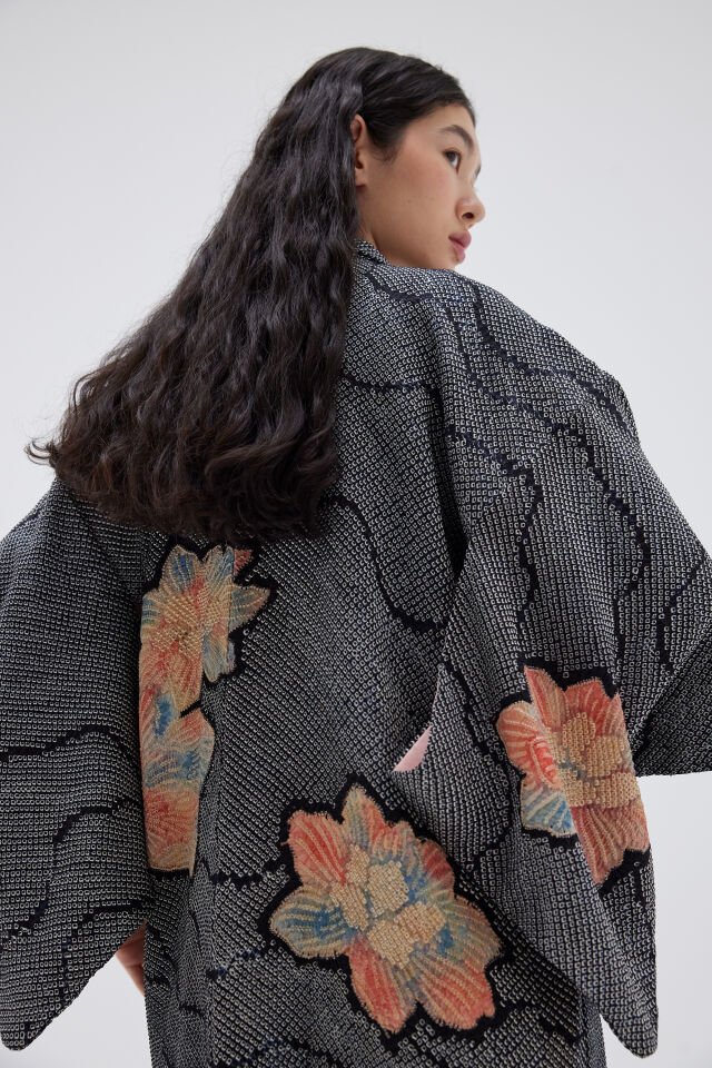 NELUMBO  vintage ipek kimono ceket