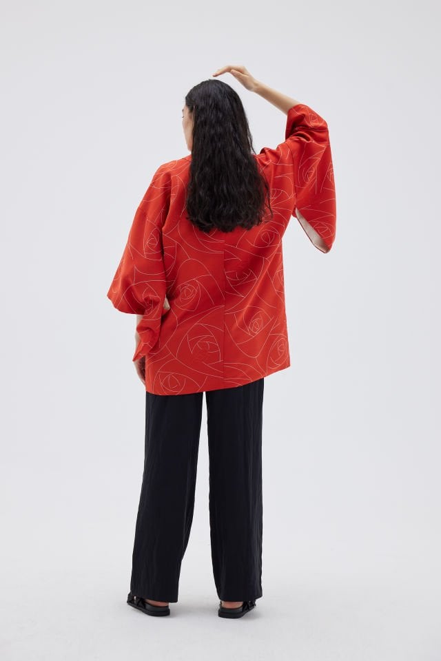 REDRUM vintage ipek kimono ceket