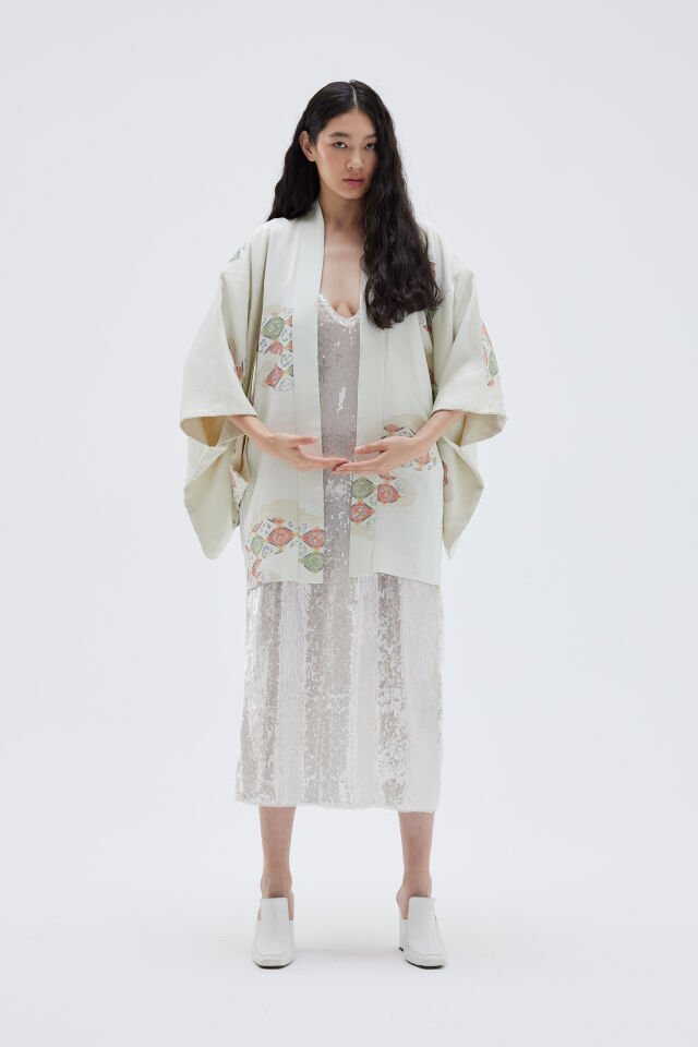 INNOCENCE vintage ipek kimono ceket