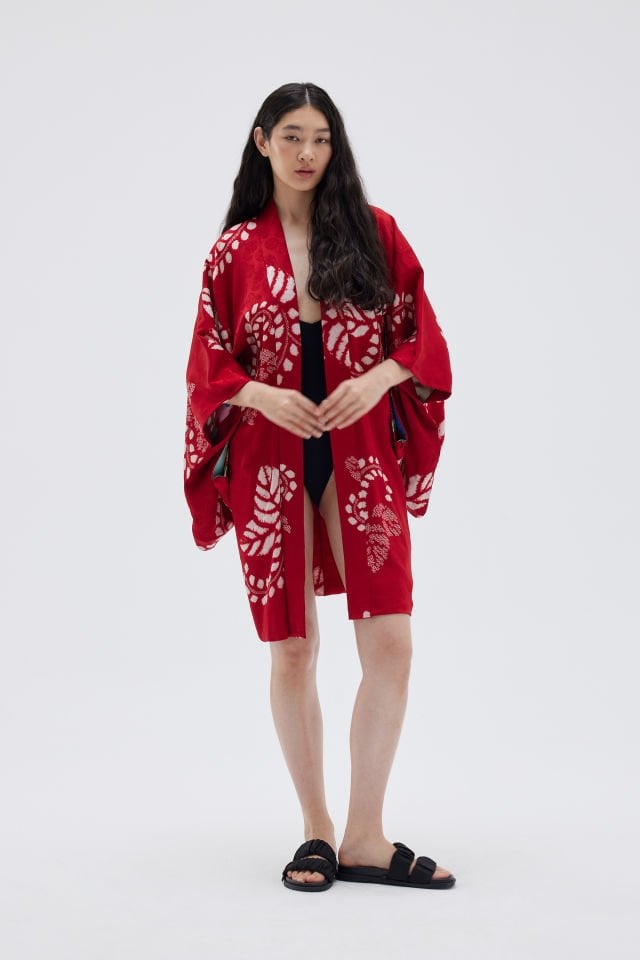 MNI RED vintage ipek kimono ceket