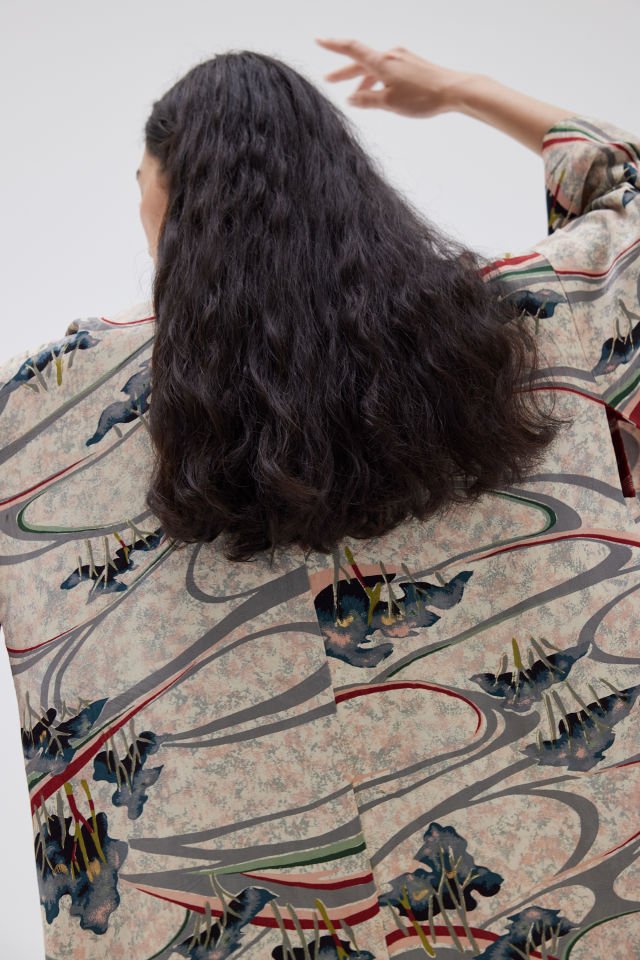 ZEN GARDEN vintage ipek kimono ceket