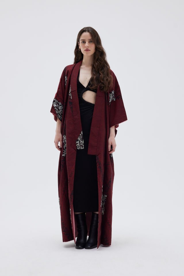 FIRE FLY vintage ipek kimono