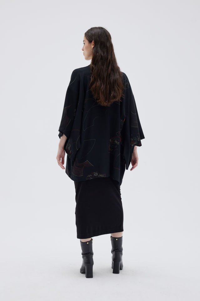 NOH vintage ipek kimono ceket
