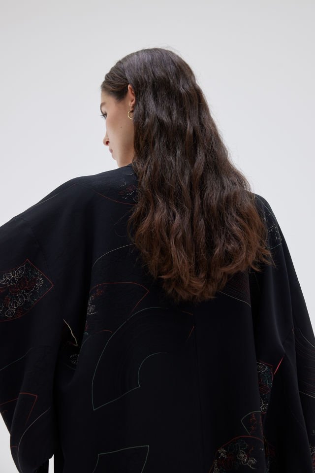 NOH vintage ipek kimono ceket