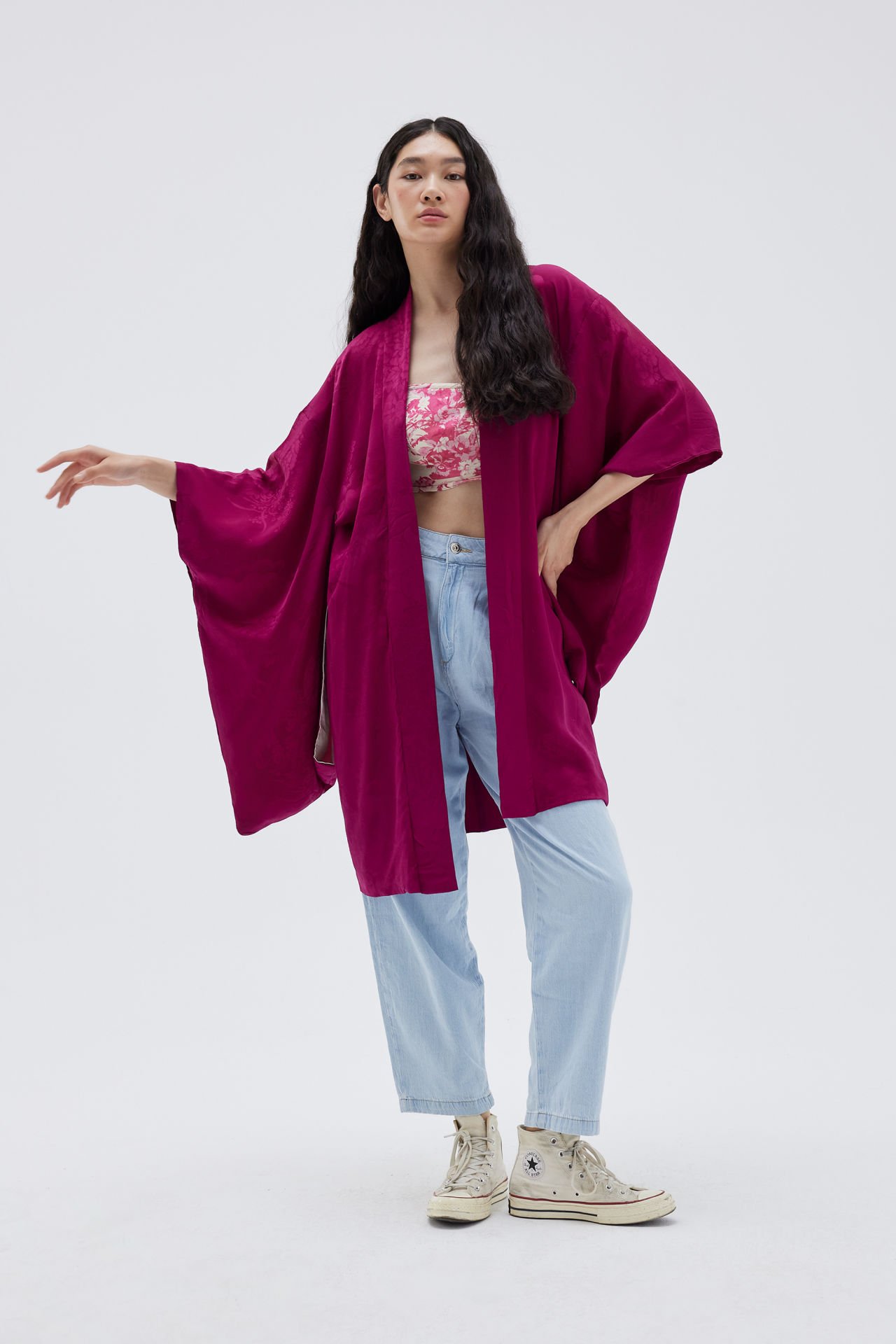 DYNASTY vintage ipek kimono ceket