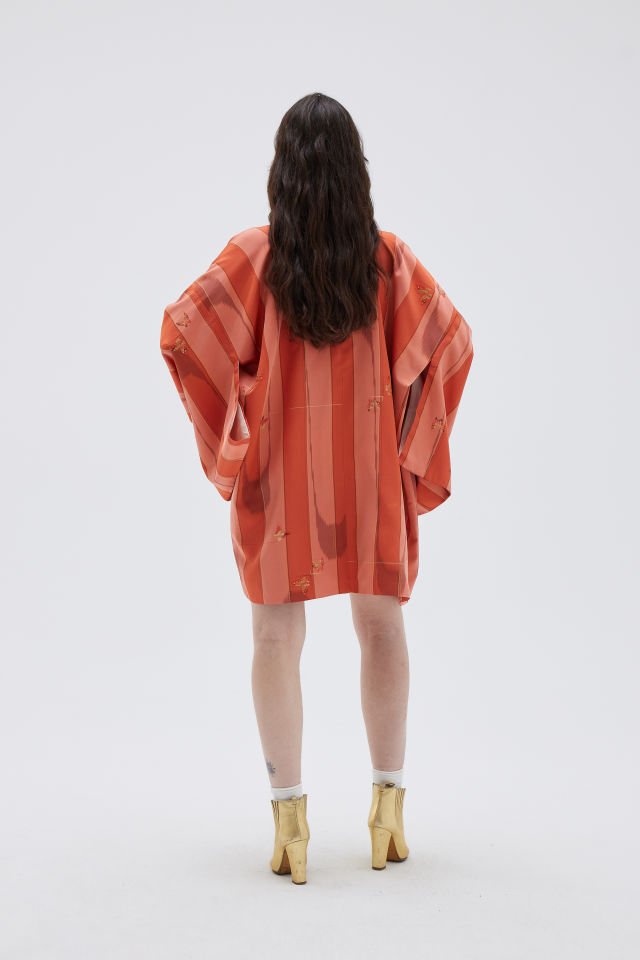 PAPILLON vintage ipek kimono ceket