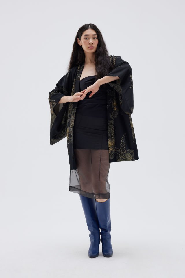 GILGED LOTUS vintage ipek kimono ceket