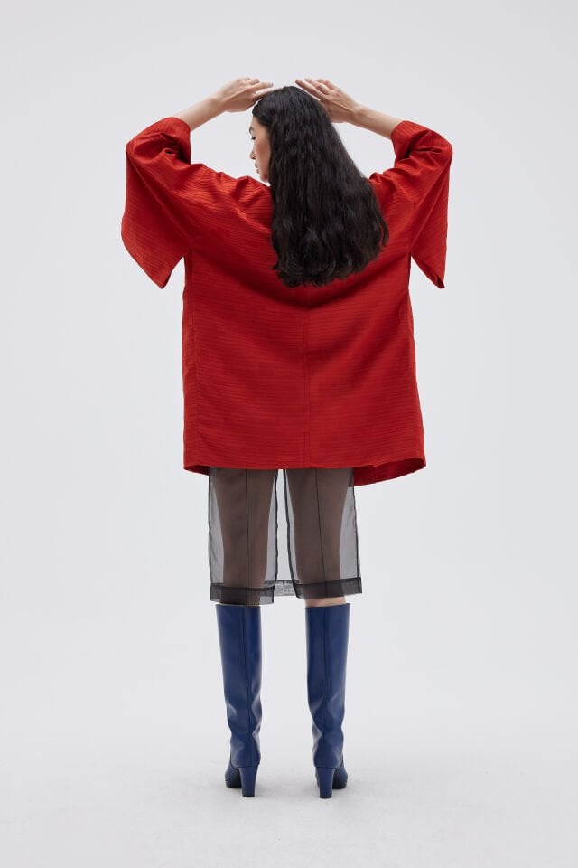 RED WEDDING vintage ipek kimono ceket