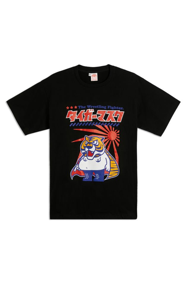 WRESTLING FIGHTER baskılı uzakdoğu temalı unisex t-shirt