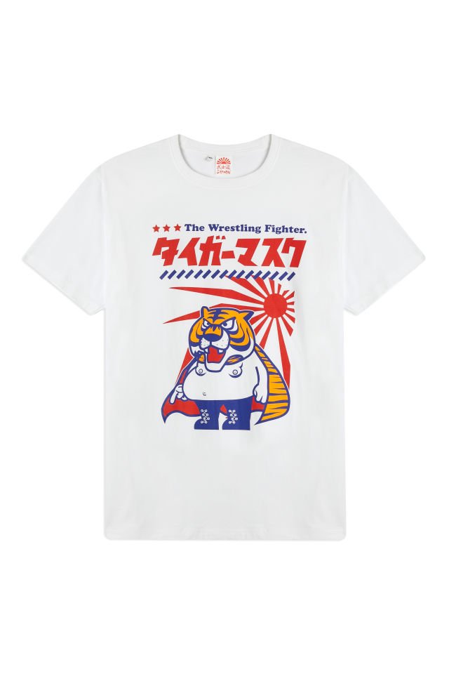 WRESTLING FIGHTER baskılı uzakdoğu temalı unisex t-shirt