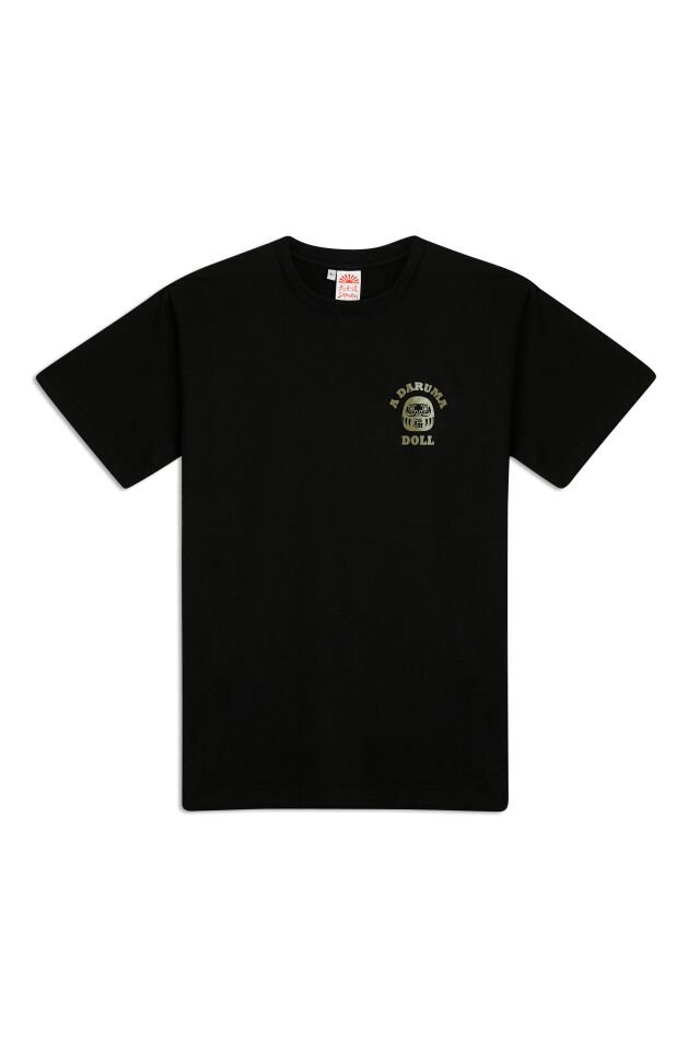 DARUMA DOLL baskılı unisex t-shirt