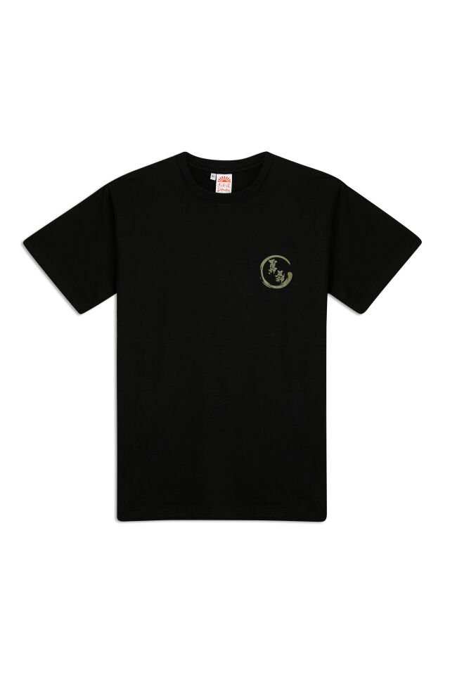 OSAKA MAP baskılı unisex t-shirt Beyaz - XL