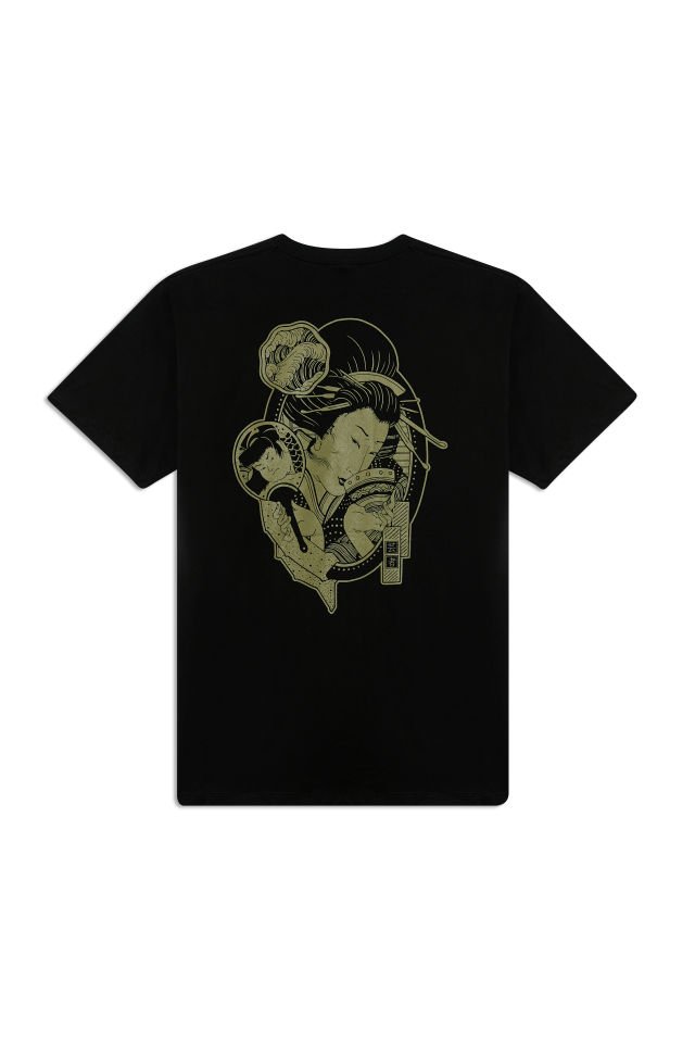 CHAO baskılı unisex t-shirt Beyaz - XL
