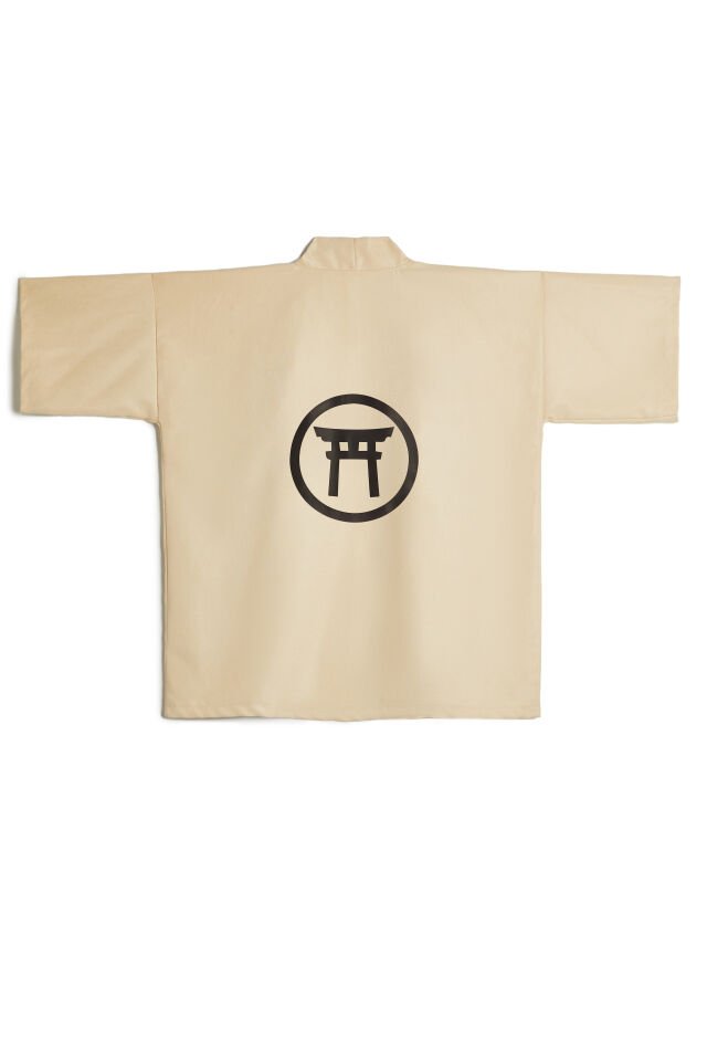 TEMPLE baskılı Hanten HAPPI unisex ceket Tek Beden - Siyah