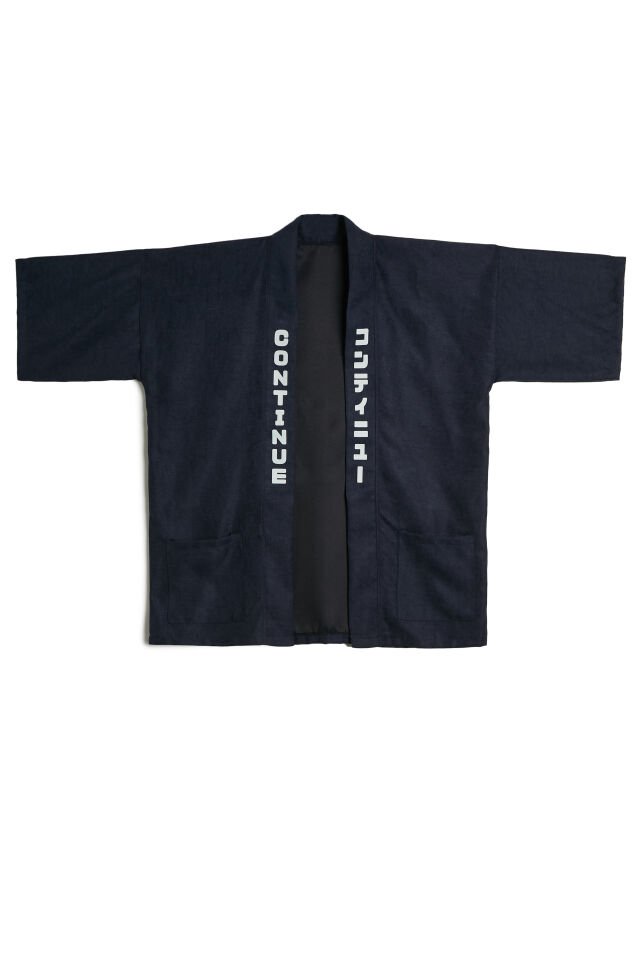 TEMPLE baskılı Hanten HAPPI unisex ceket